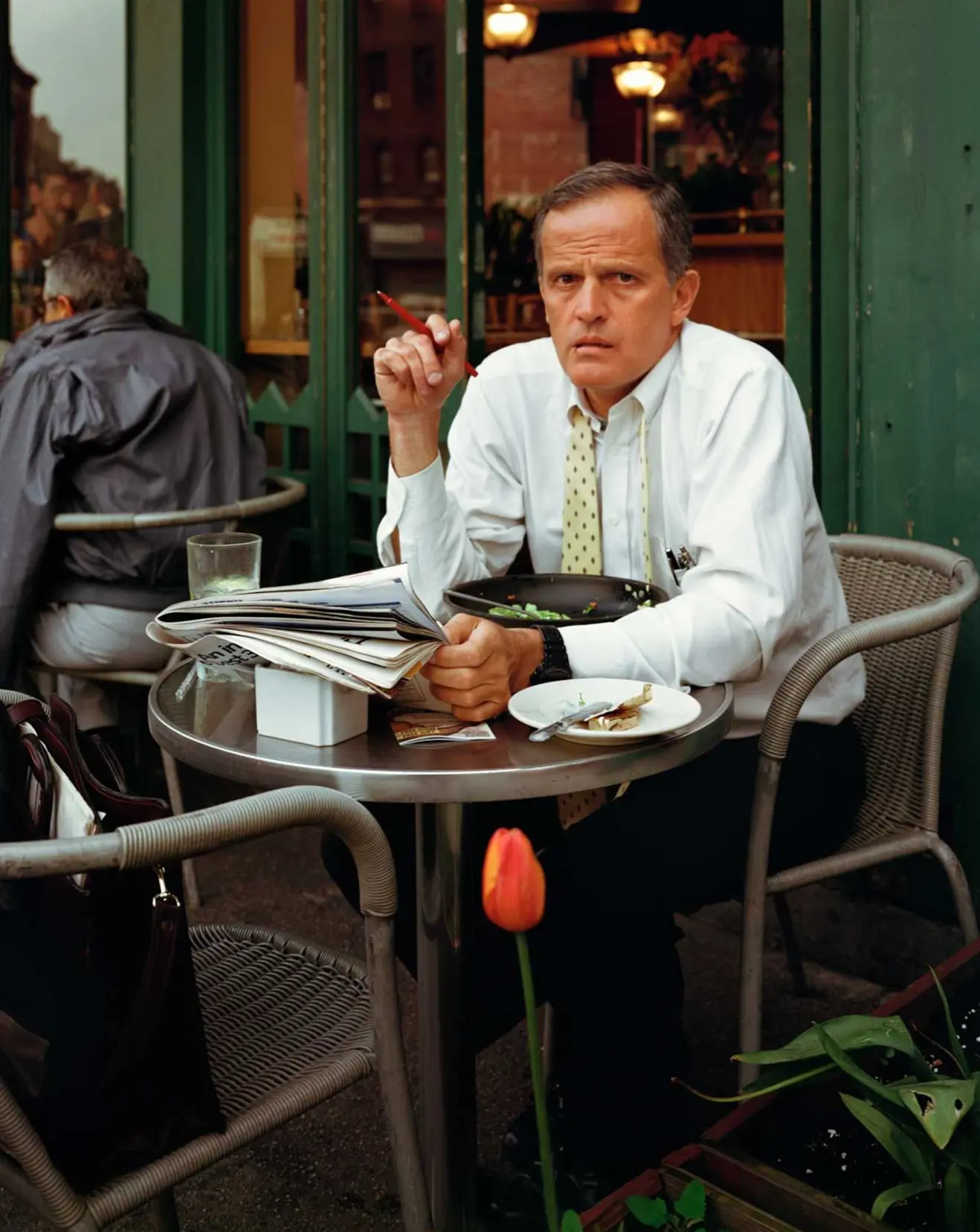 Joel Sternfeld, Bank Executive Having His Evening Meal, New York, New York, June 1998, 1998