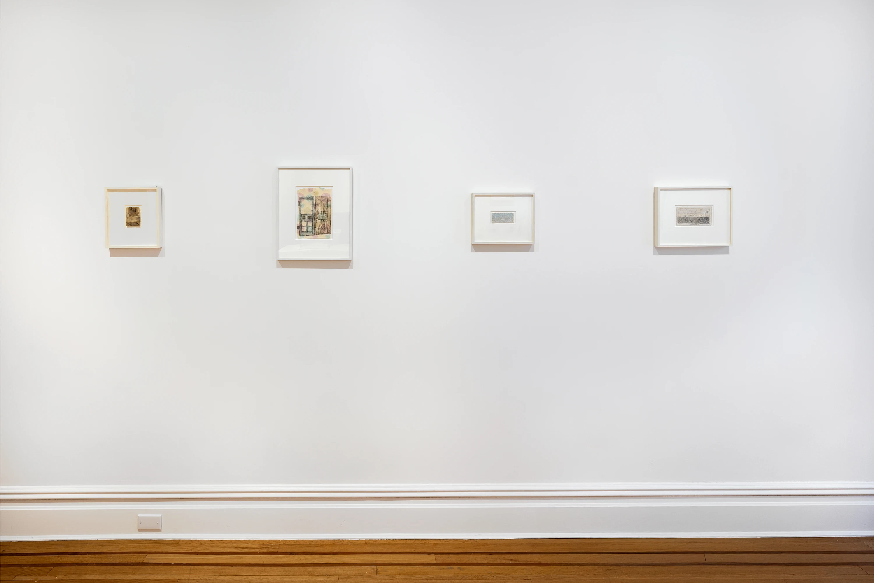 Installation view from James Castle: James Castle: Dimensions