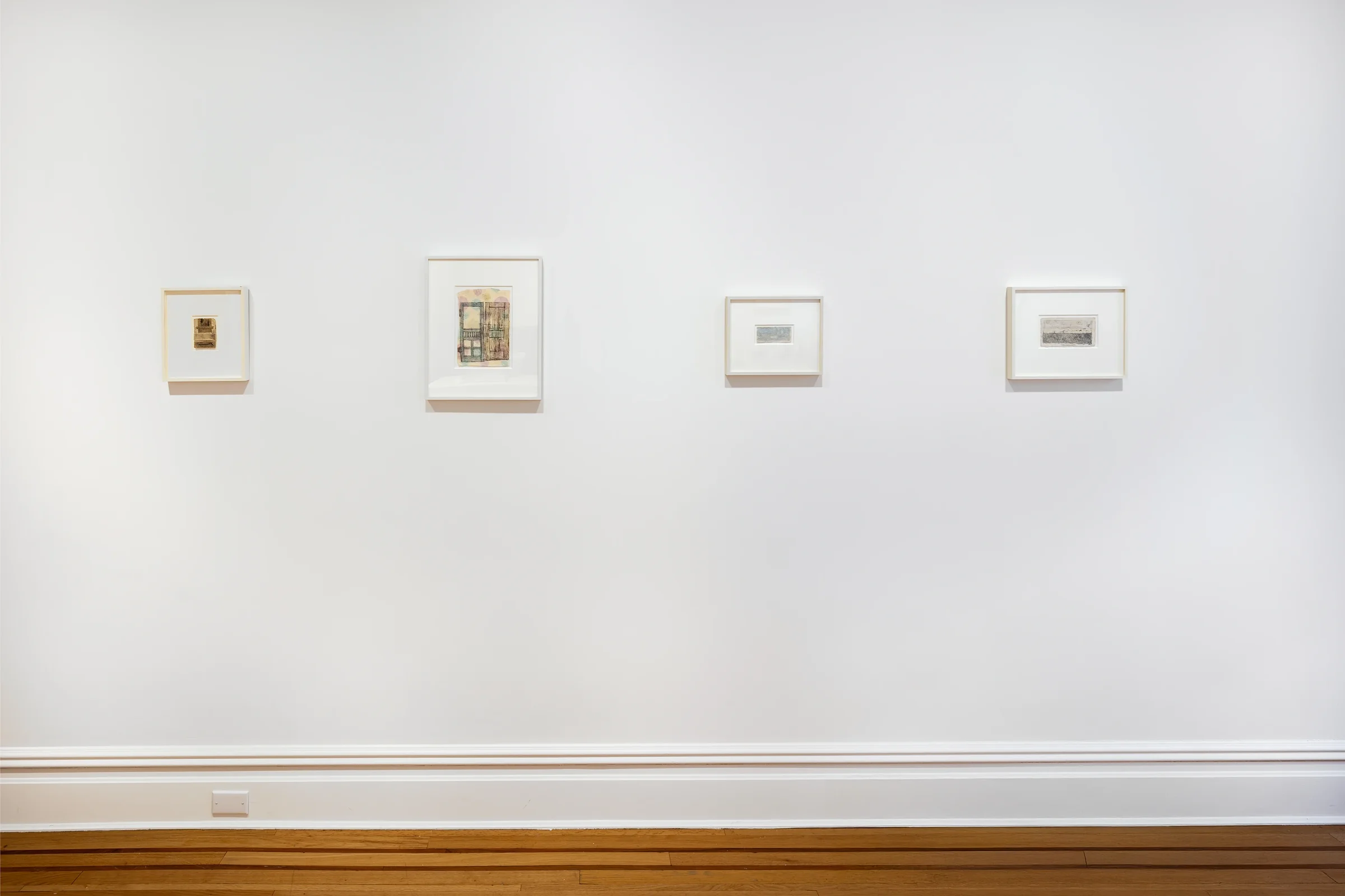 Installation view from James Castle: James Castle: Dimensions