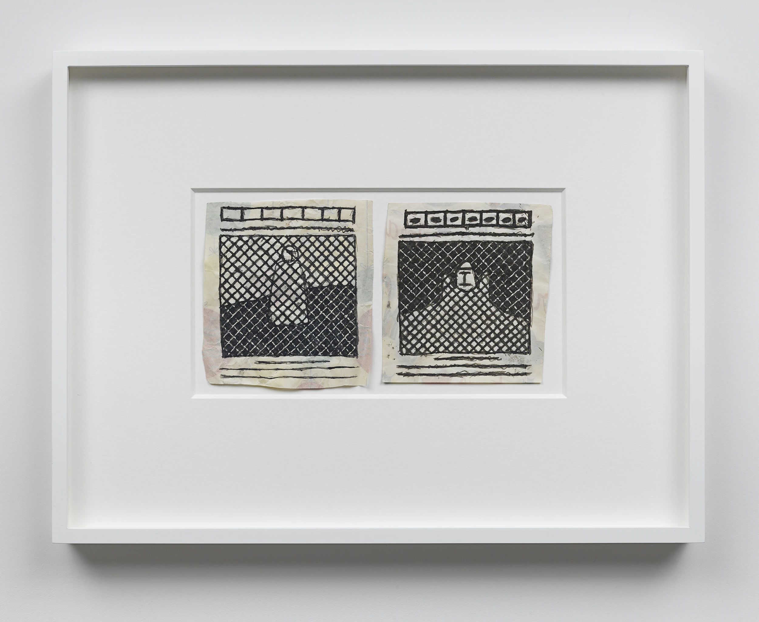 James Castle, Untitled (Diptych)